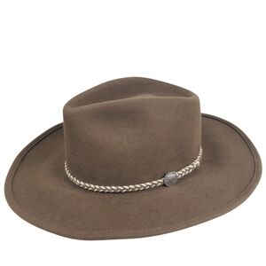 Stetson Rawhide XXX Buffalo Western Cowboy Hat. Mink. 61. NWOT